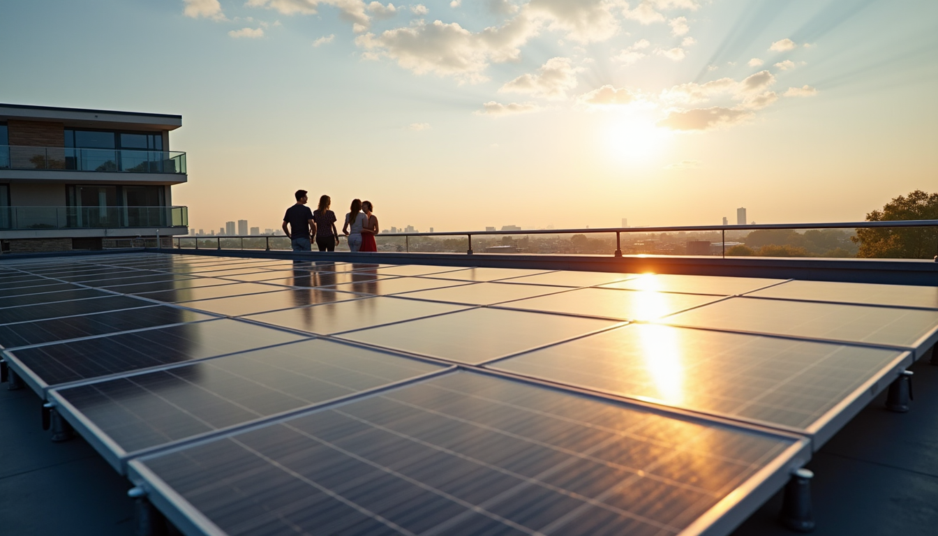 Photovoltaik Integration in städtische Gebiete in Europa