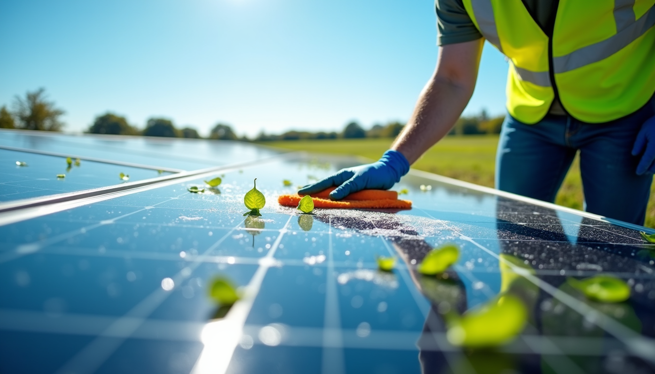 Reinigung von Solarpanelen: Wann und wie oft?