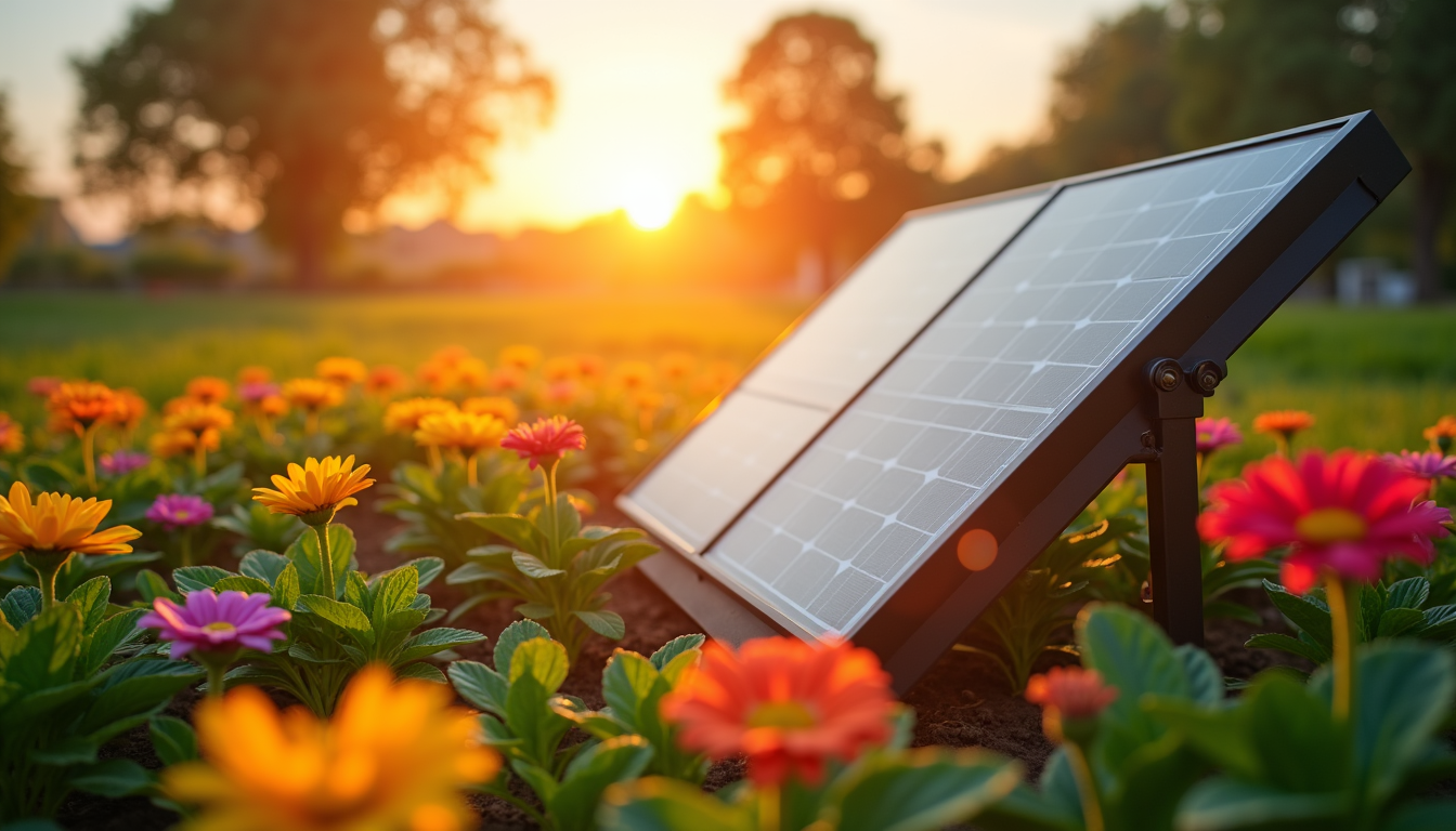 Solarstrom für den Garten: So nutzen Sie Sonnenenergie outdoor